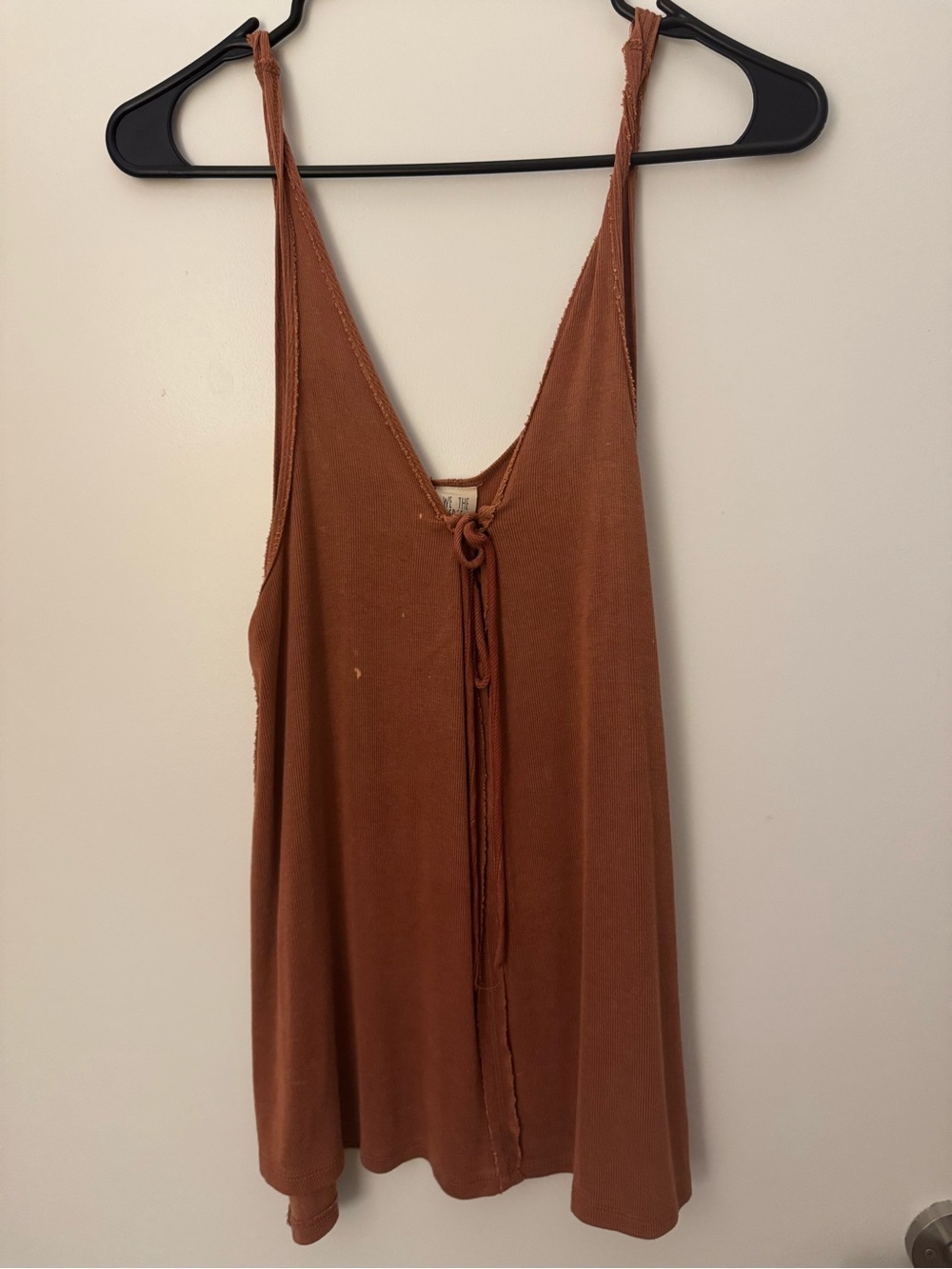 We the Free - Tie-Front Swing Tank Top - Rust